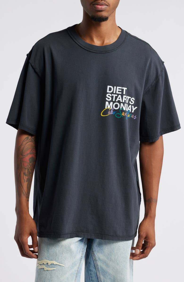 DIET STARTS MONDAY Cabo Graphic T-Shirt, Main, color, 