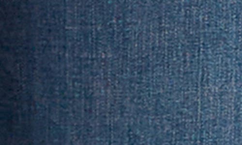 Hint Of Blu Raw Hem Wide Leg Jeans In Blue