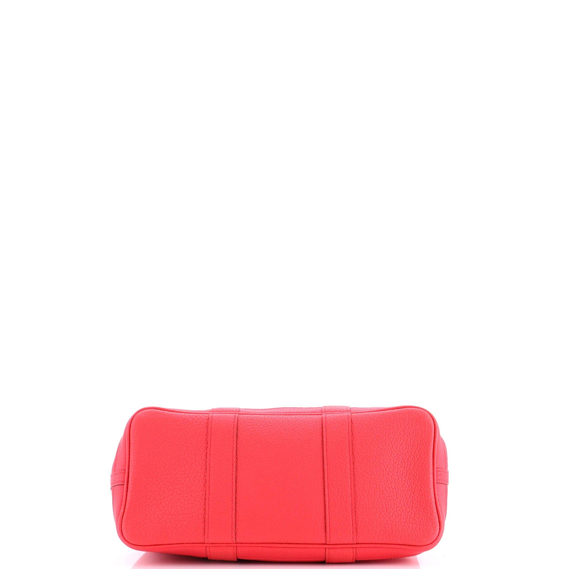 Pre-Owned Hermes Garden Party Tote Leather 30, Alternate, color, Bougainvillier