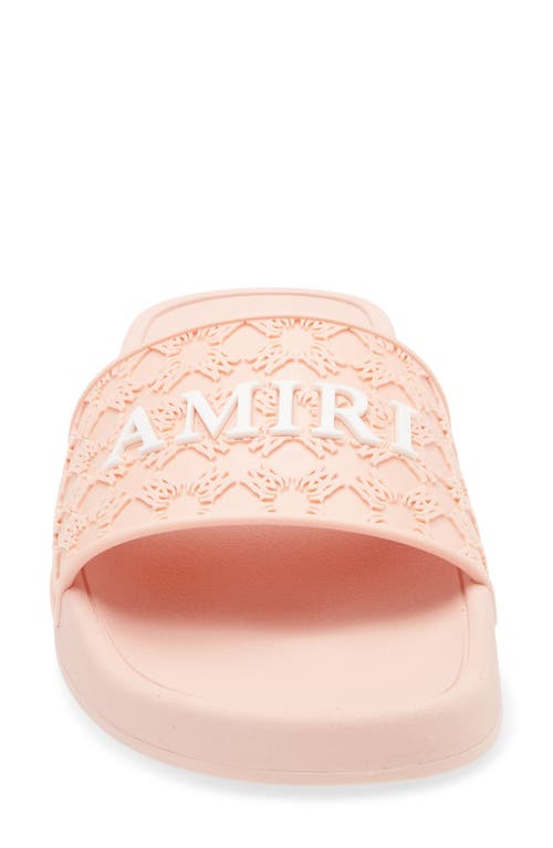 Amiri Ma Quad Pool Slide Sandals In Pink