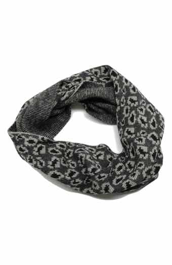 Portolano Cheetah Spot Infinity Scarf