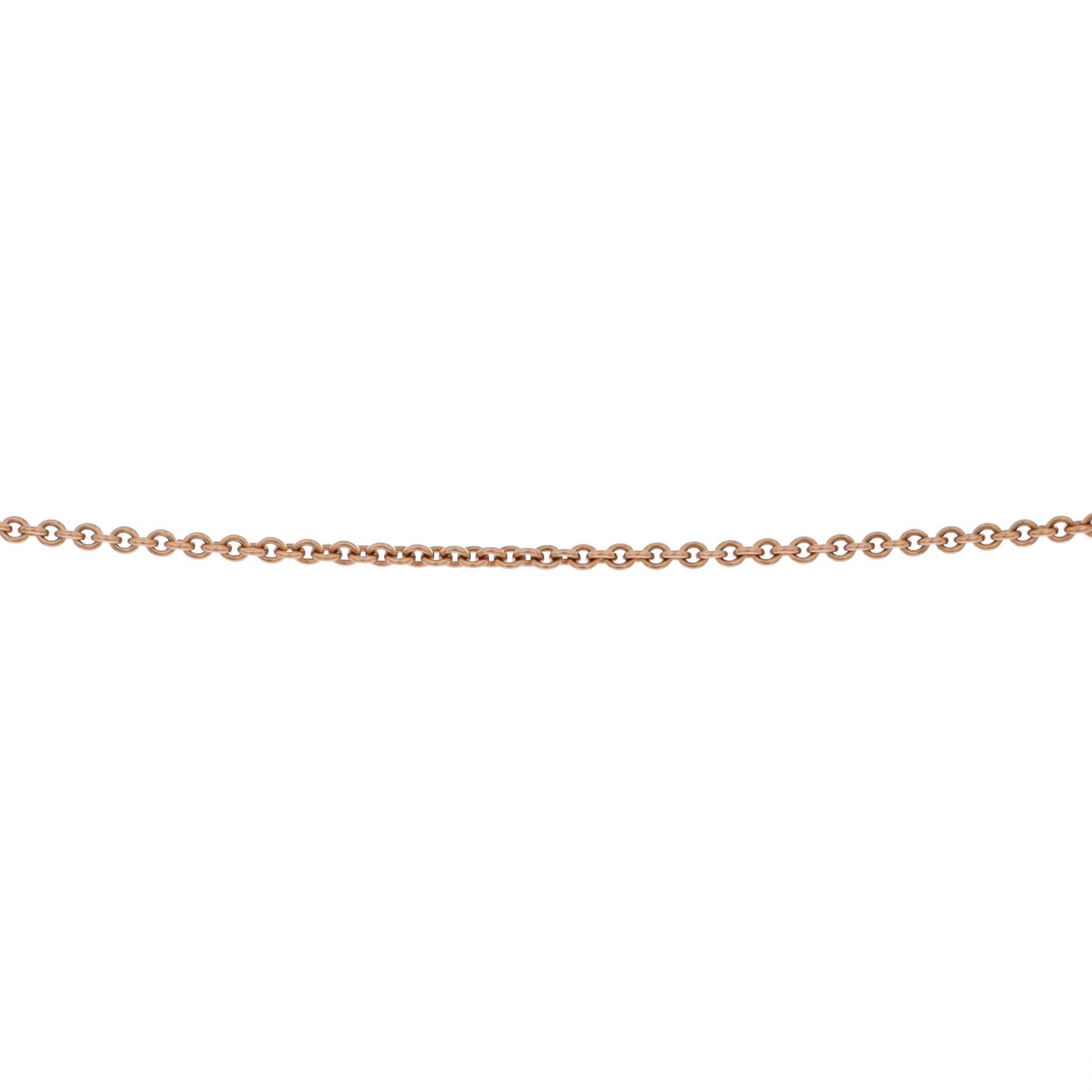 Ever Chaine d'Ancre Lariat Necklace 18K Rose Gold with Diamonds Small, Alternate, color, Metallic Gold