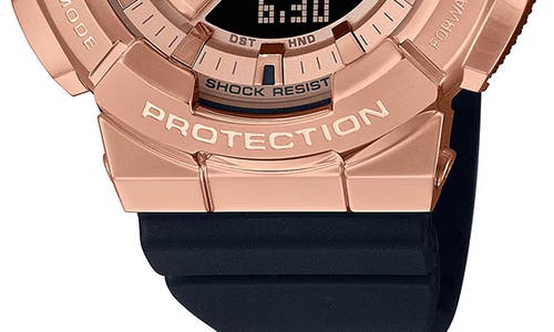 G-shock Casio  Analog-digital Watch, 48mm In Rose Gold/black
