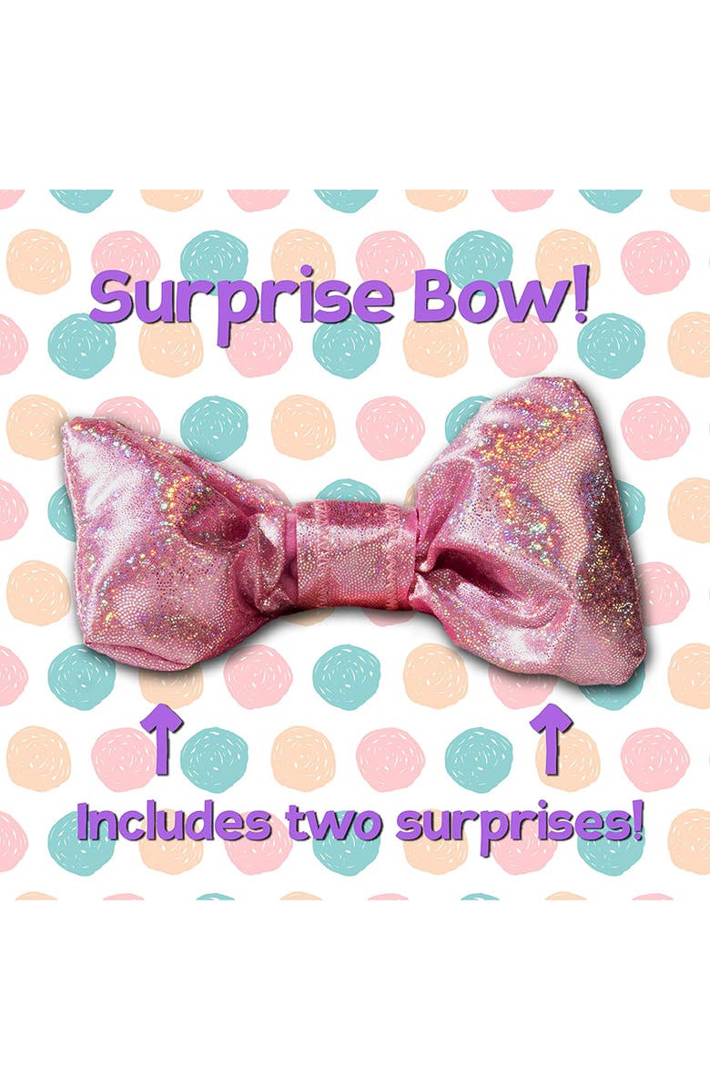 Little Bow Pets Large 9 Inch Plush Sprinkle Bow Pet, Alternate, color, Multicolored