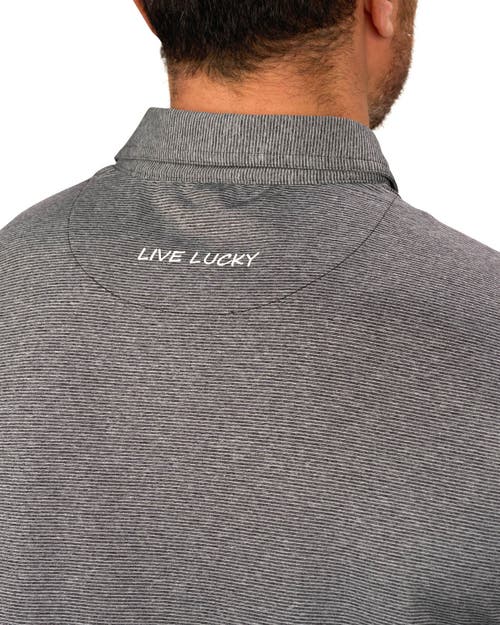 Black Clover Greyson Polo In Gray