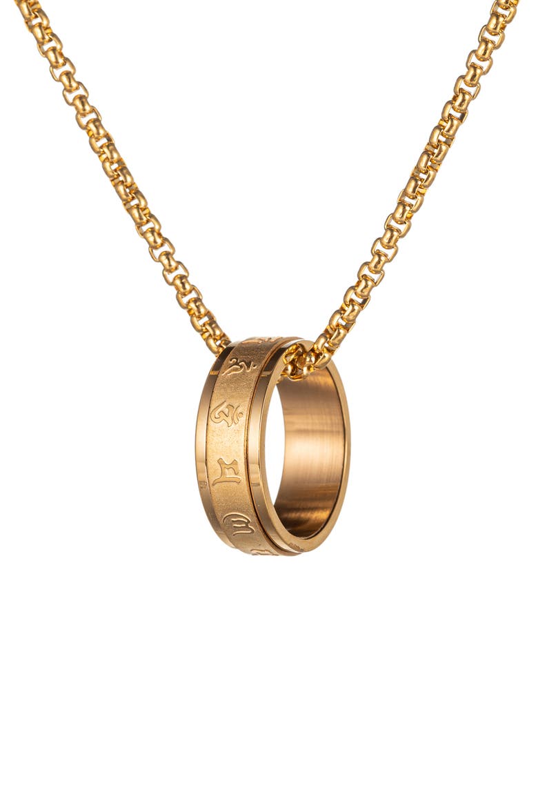 Men's Jayden Pendant Necklace, Alternate, color, GOLD