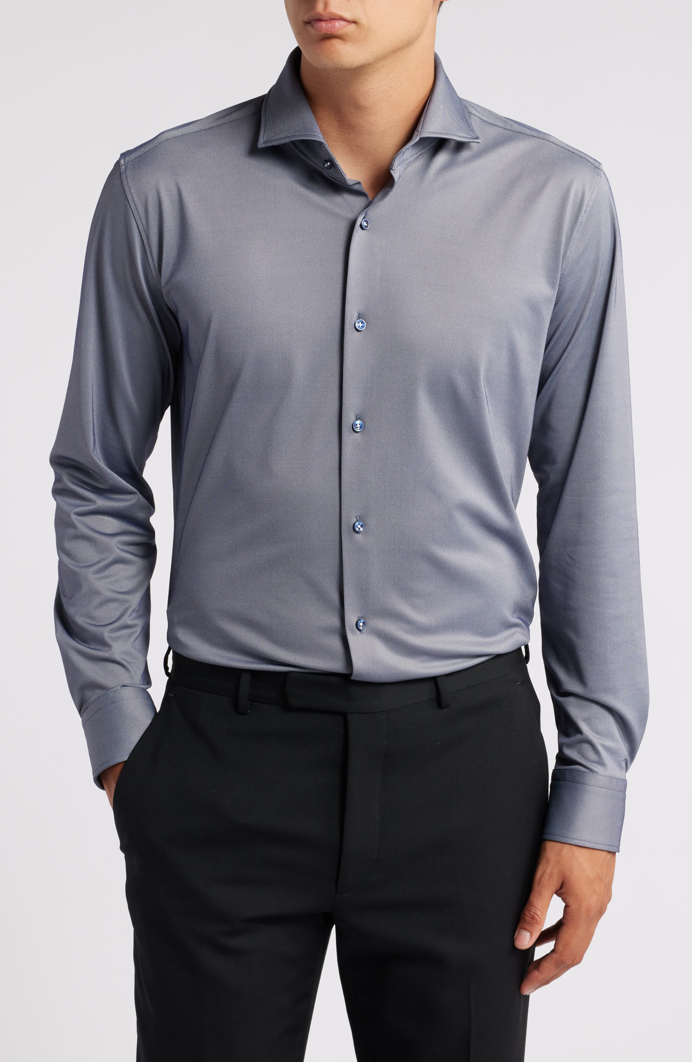 BOSS Hank Slim Fit Performance Stretch Dress Shirt