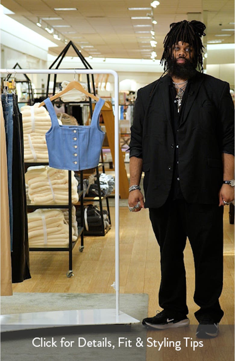 Spensley Denim Top, sales video thumbnail