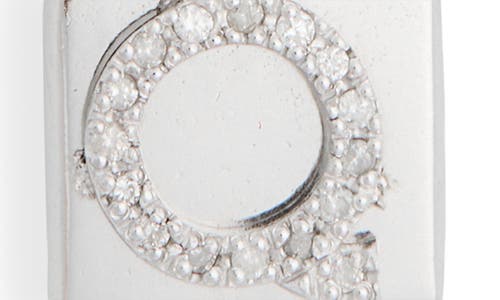 Meshmerise Diamond Padlock Initial Pendant Necklace