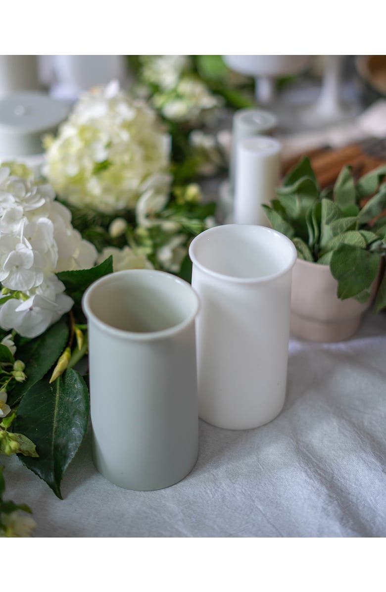 Porter Green Stegg | Unbreakable Highball Glasses, Alternate, color, Blanc + Dove