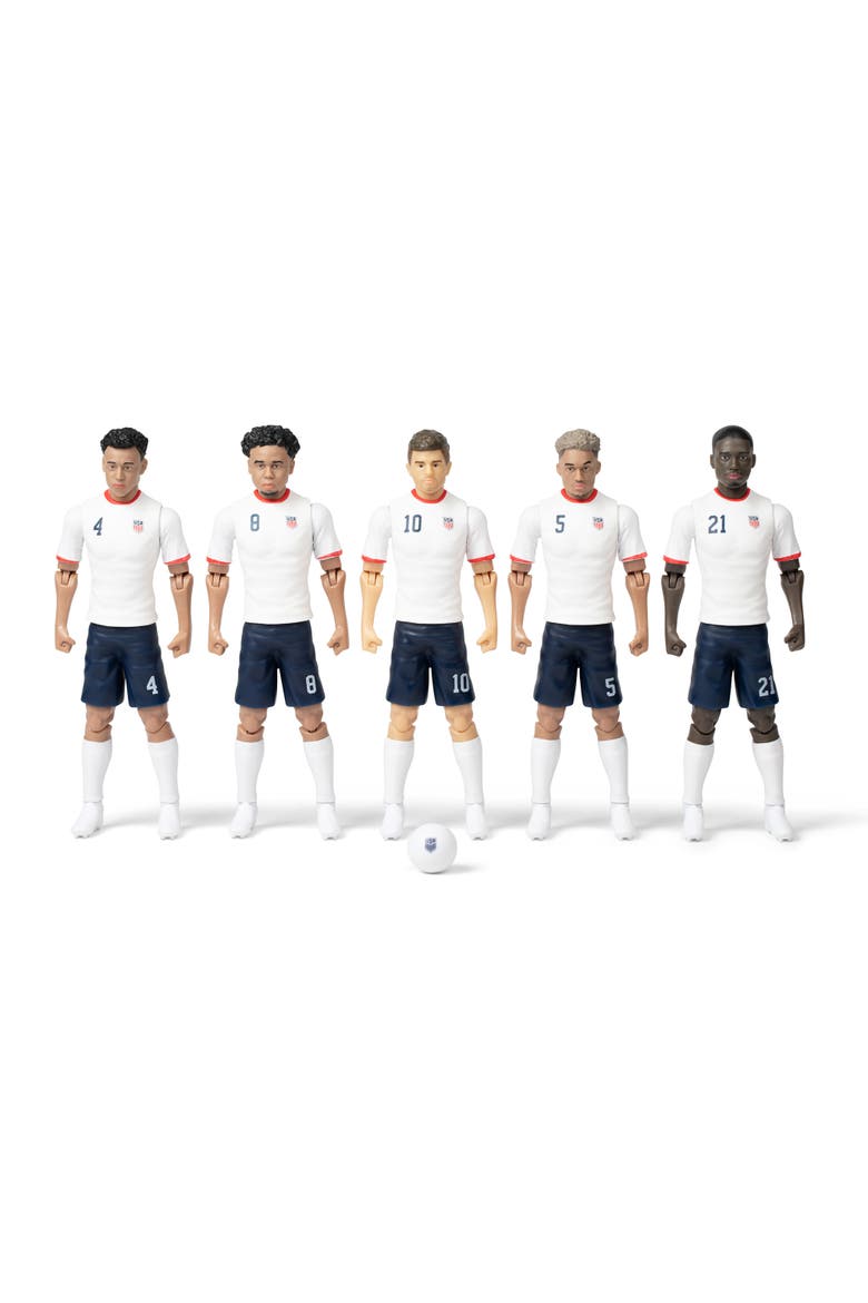 SOCKERS USMNT Tyler Adams 8" Collectible Soccer Action Figure, Alternate, color, White