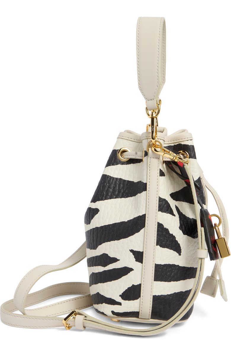 MCM Dessau VI Drawstring Mini Bucket Bag, Alternate, color,