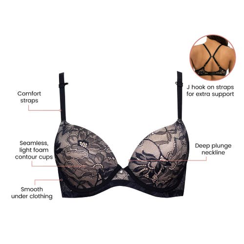 Parfait Luxlacy Lace T-shirt Bra In Black