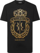 BILLIONAIRE T-Shirt Round Neck Ss Crest Men