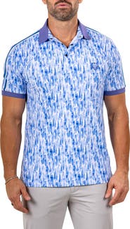 Maceoo Martyr0007 Print Golf Polo