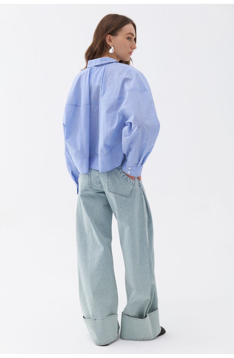 Nocturne Oversized Button-Up Shirt, Alternate, color, 