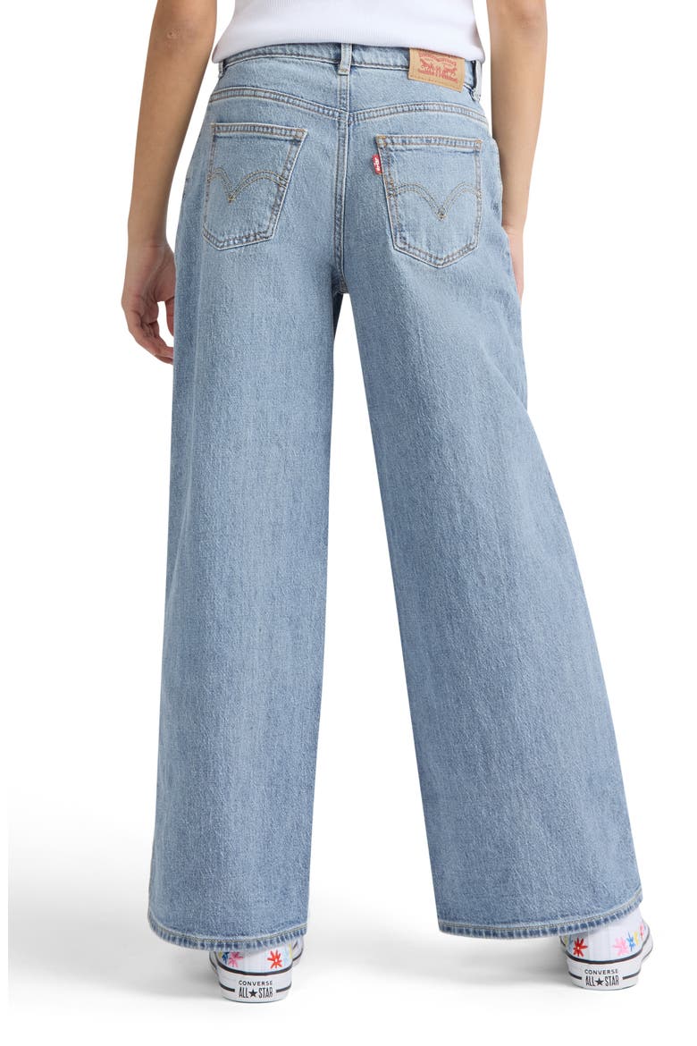 Kids' High Waist Baggy Jeans, Alternate, color, LAWHAPPY