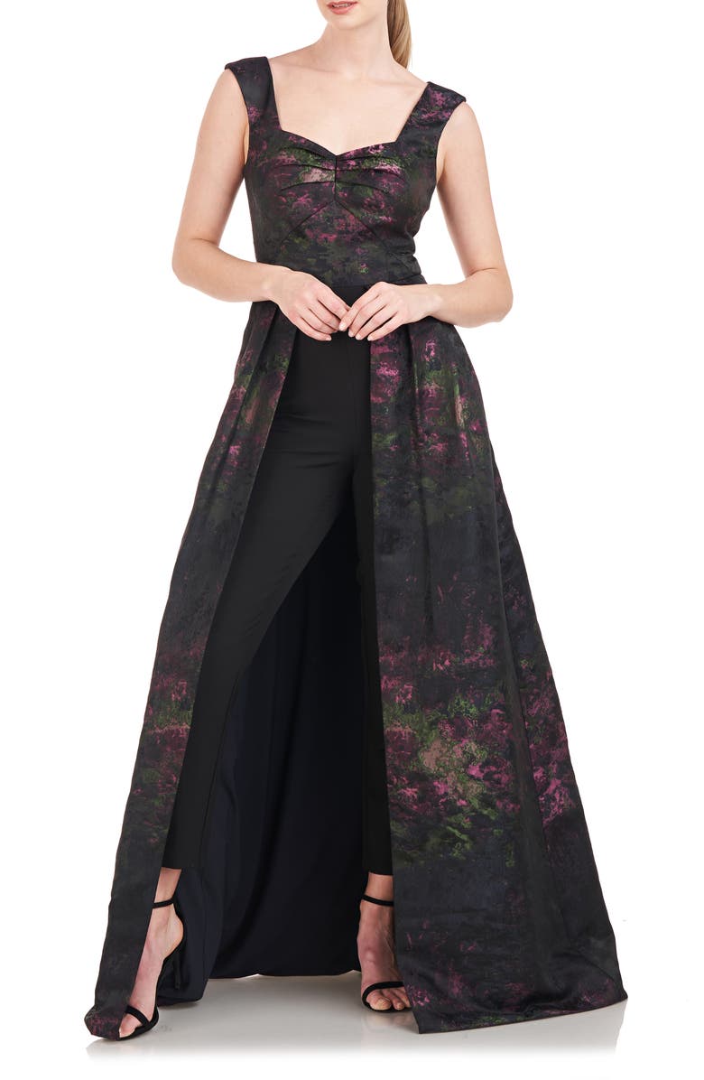 Kay Unger Josepha Maxi Jumpsuit, Main, color, 