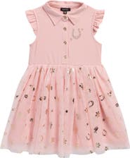 Zunie Kids' Rib Polo Tutu Dress