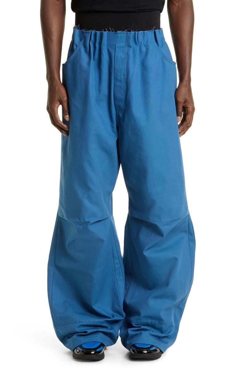 Raf Simons Big Elastic Waist Denim Pants, Main, color,