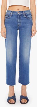 MOTHER Rambler Fray Hem Ankle Jeans