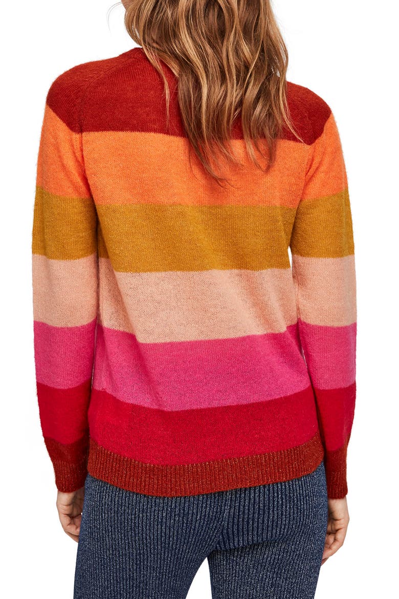 Colorful Stripe Pullover, Alternate, color, COMBO R