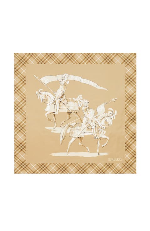 Archive Knight Silk Scarf