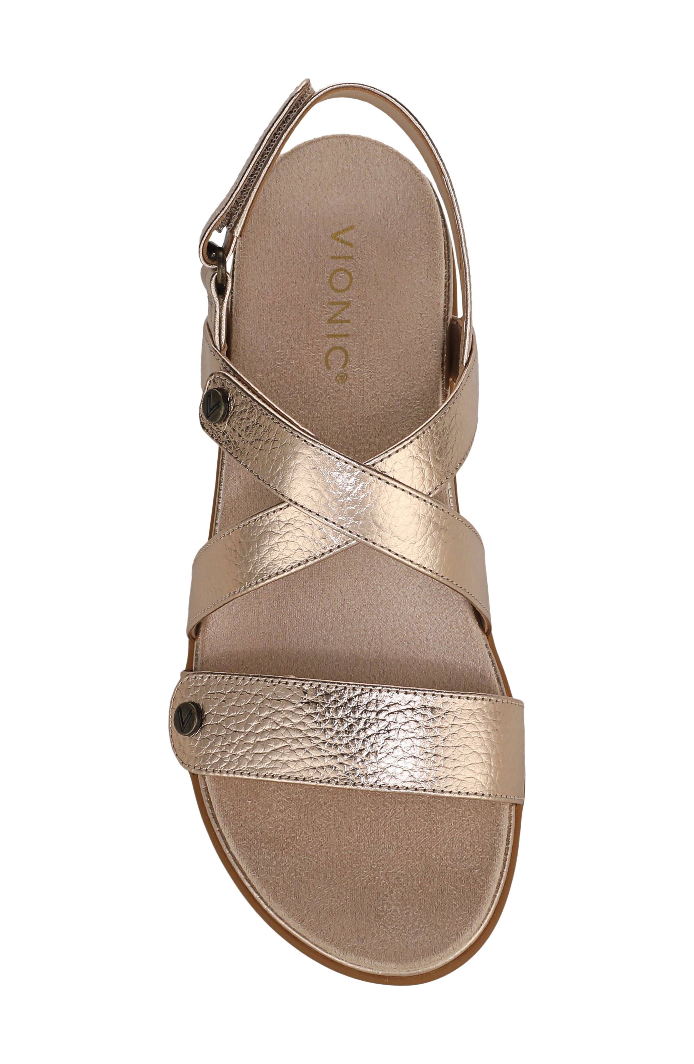 Vionic Cypress Sandal, Alternate, color, Bronze