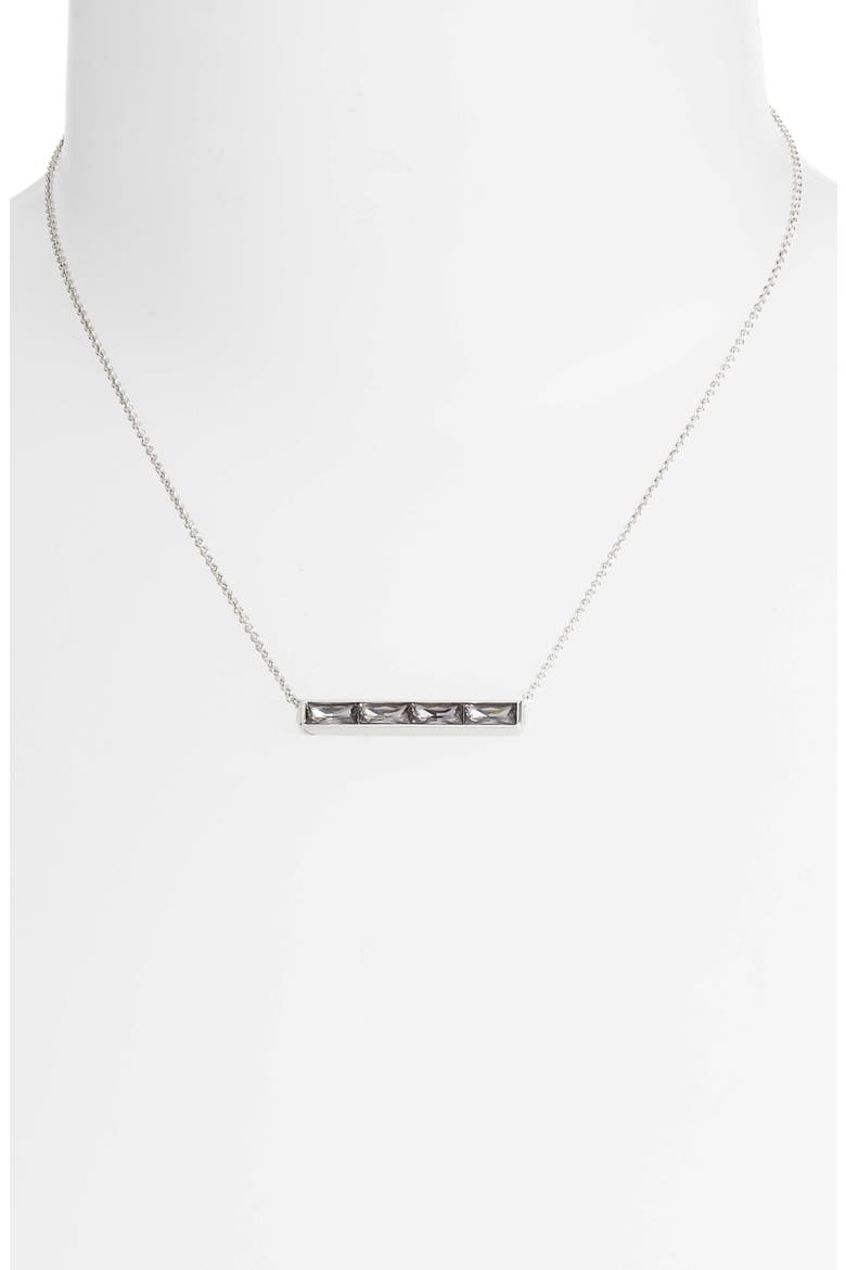 Jack Pendant Necklace, Alternate, color, RHODIUM GRAY CRYSTAL