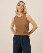 Pact Organic Cotton Softspun High Neck Tank