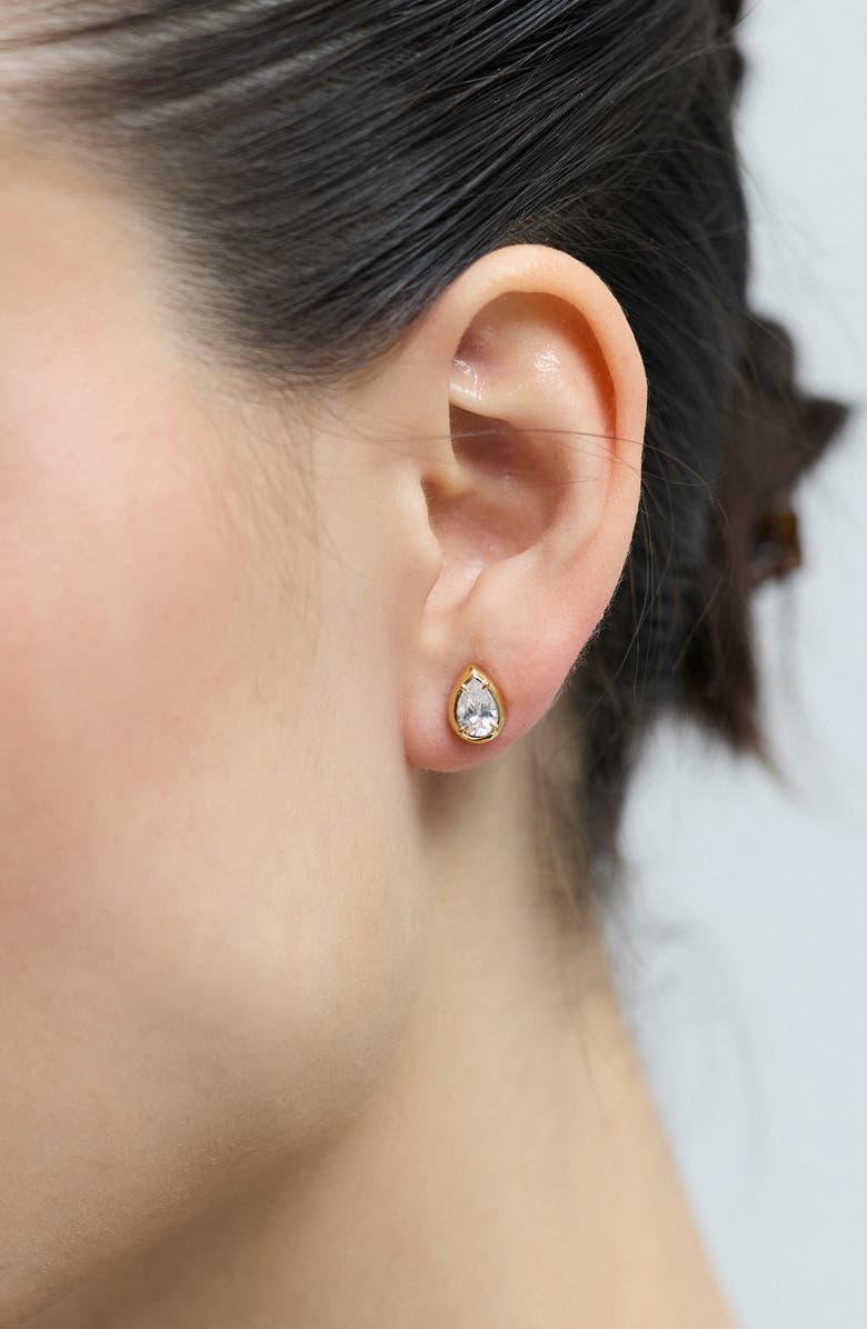Nadri Delancey Set of 2 Assorted Stud Earrings, Alternate, color, Gold