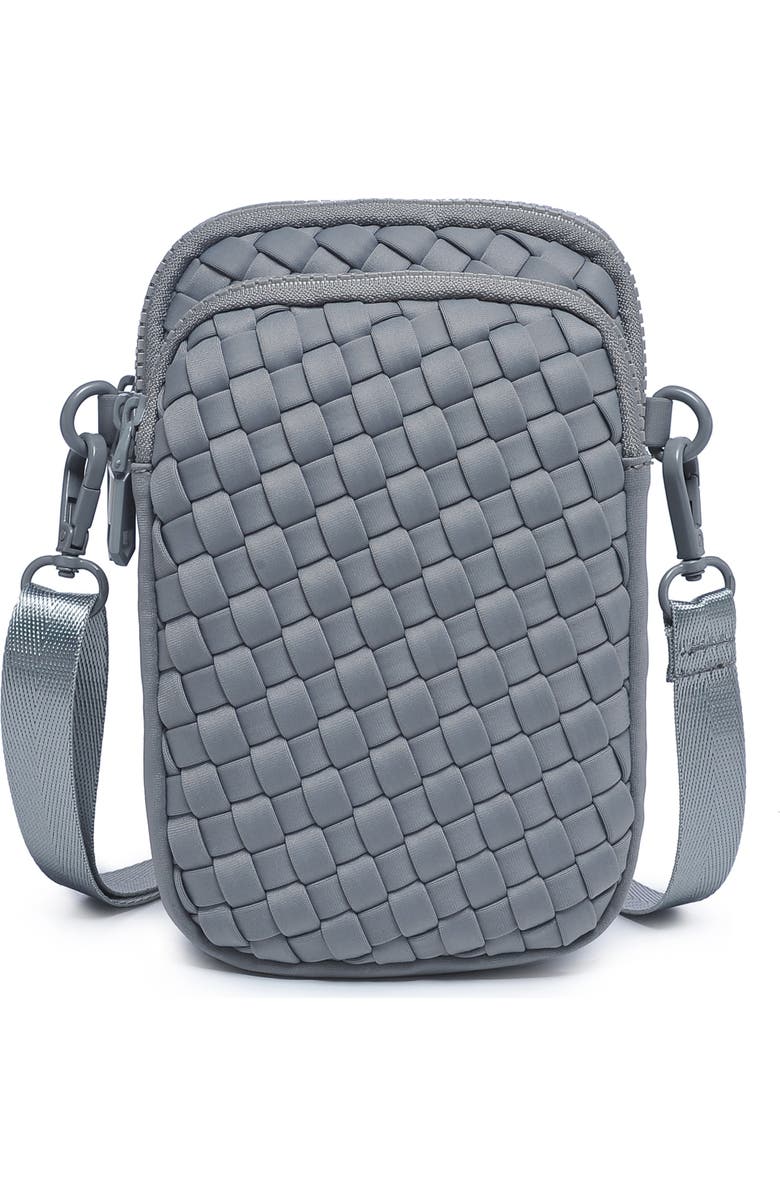 Sol and Selene Divide & Conquer - Woven Neoprene Bag, Main, color, Grey