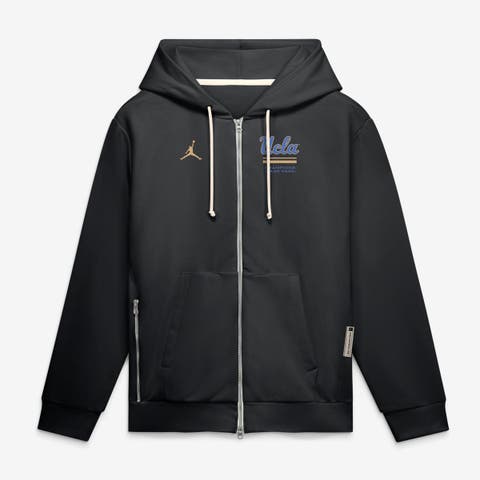 Men's Jordan Brand  Black UCLA Bruins 2026 Sideline Standard Issue Dri-FIT Full-Zip Hoodie