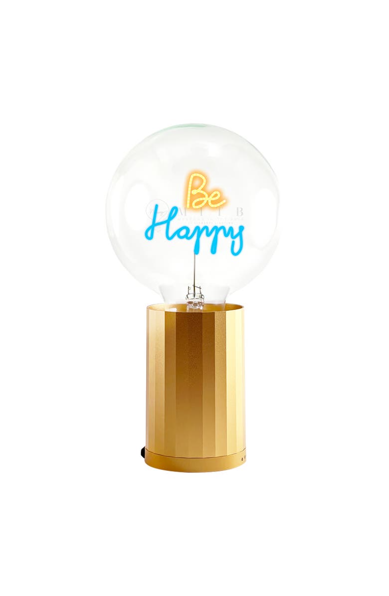 MITB Be Happy Portable Table Lamp, Main, color, Gold