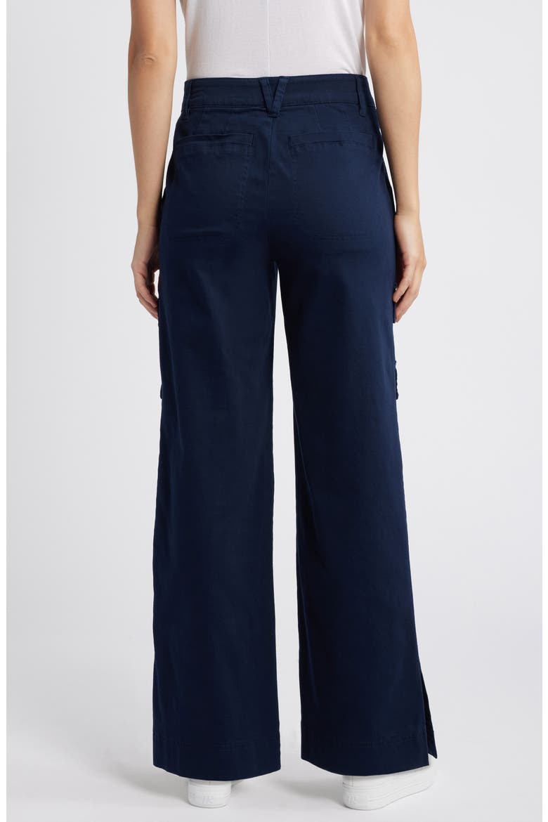 Skyrise Wide Leg Utility Pants, Alternate, color, NAVY