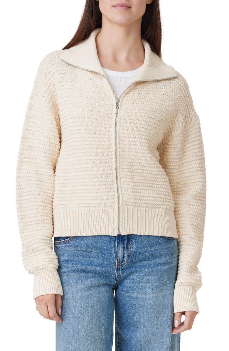 Habitual Zip Cardigan, Main, color, Birch