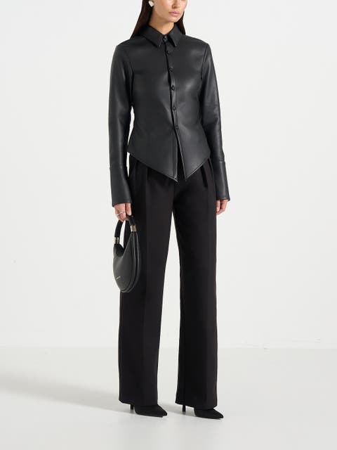 Sonia Leather Cinch Shirt