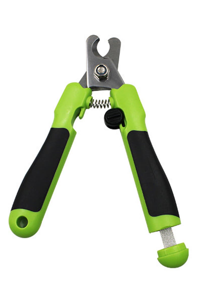 PET LIFE Clip N' File 2-in-1 Grooming Pet Nail Clipper with Built-in Concealed Filer, Alternate, color,