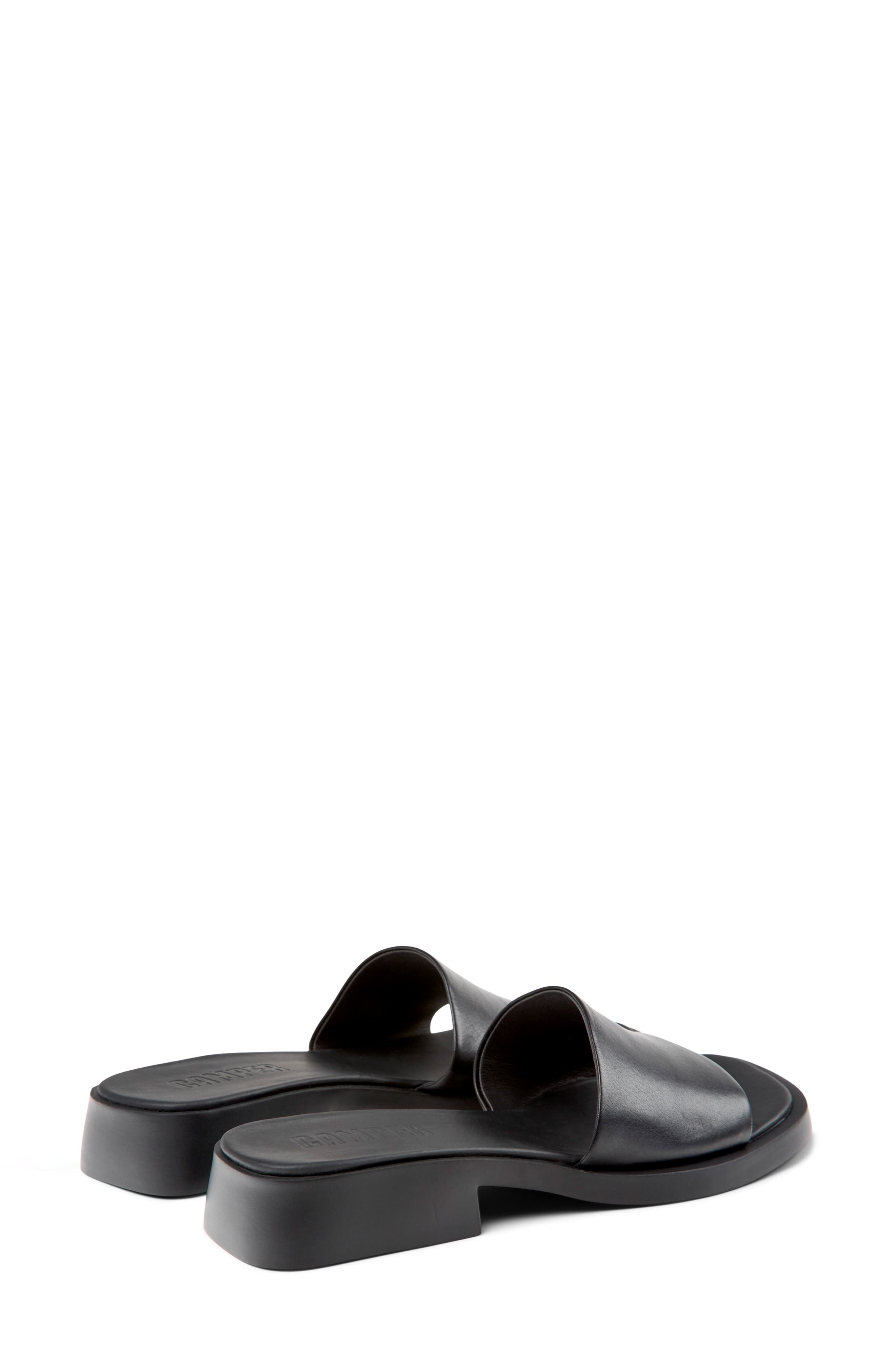 Camper Dana Slide Sandal, Alternate, color, Black