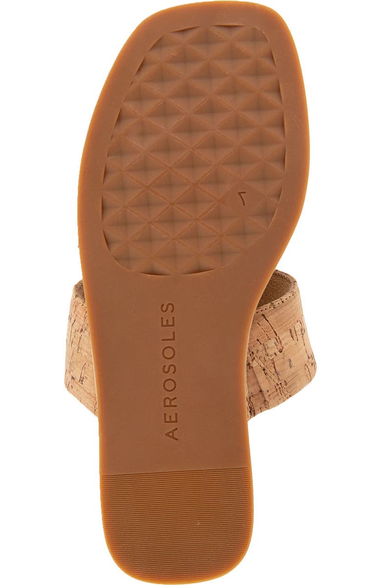Aerosoles Barry T-Strap Sandal, Alternate, color, Cork Combo