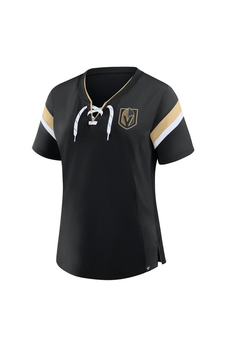 FANATICS Women's Fanatics Black Vegas Golden Knights Offside Athena T-Shirt, Alternate, color, Black