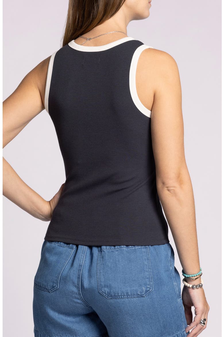 Eda Contrast Trim Tank, Alternate, color, OBSIDIAN IVORY