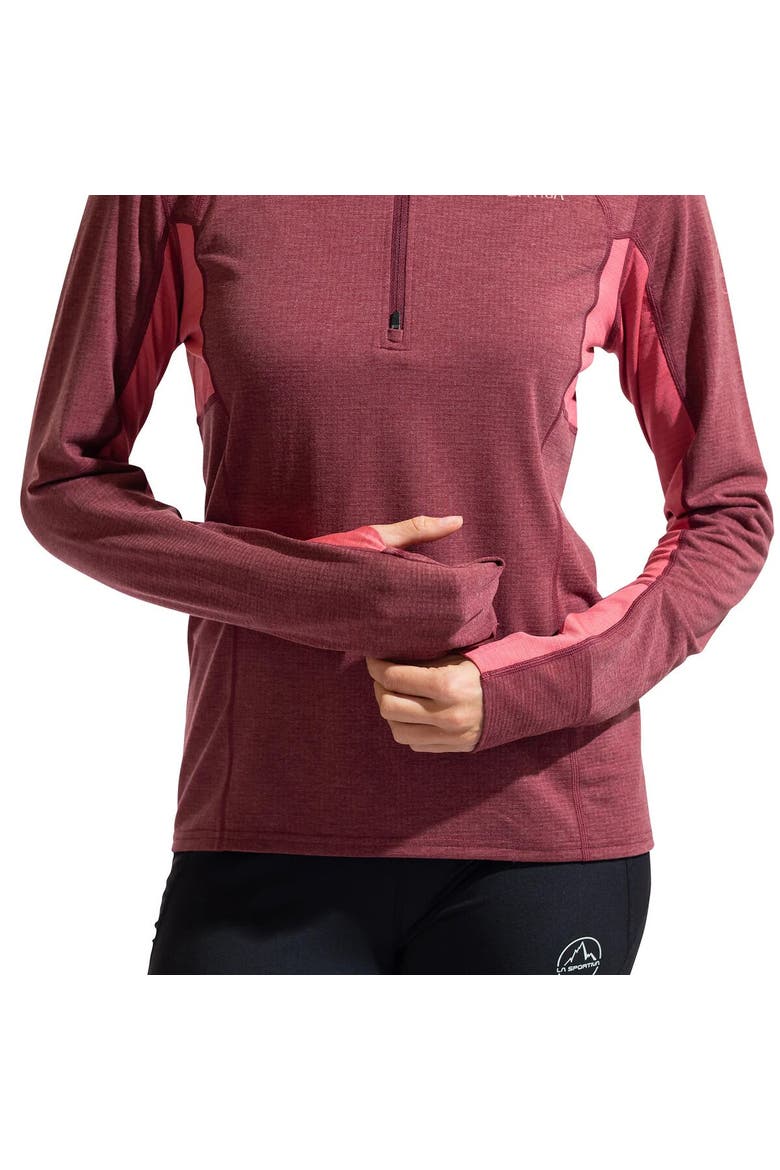 Swift Long-sleeve Top - Women's, Alternate, color, Redwood/Rosebay