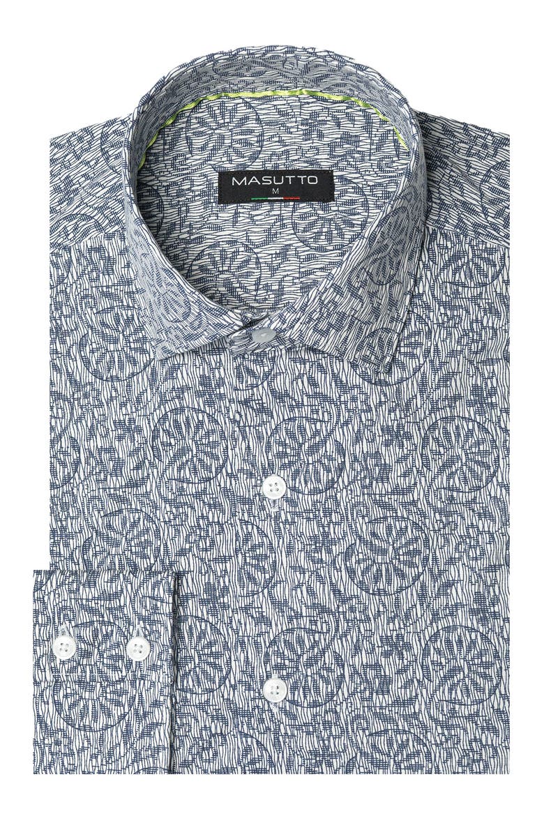 Tatum Floral Knit Print Button-Up Shirt, Main, color, Multicolor