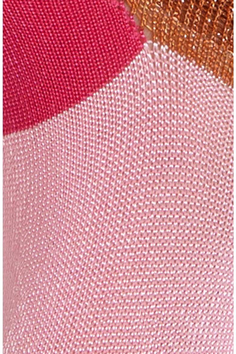 Isa Invisible Sneaker Socks, Alternate, color, MEDIUM BROWN