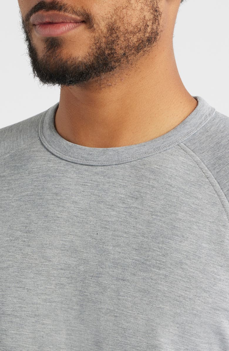 Free Fly Fleece Crewneck Sweatshirt, Alternate, color, Heather Grey