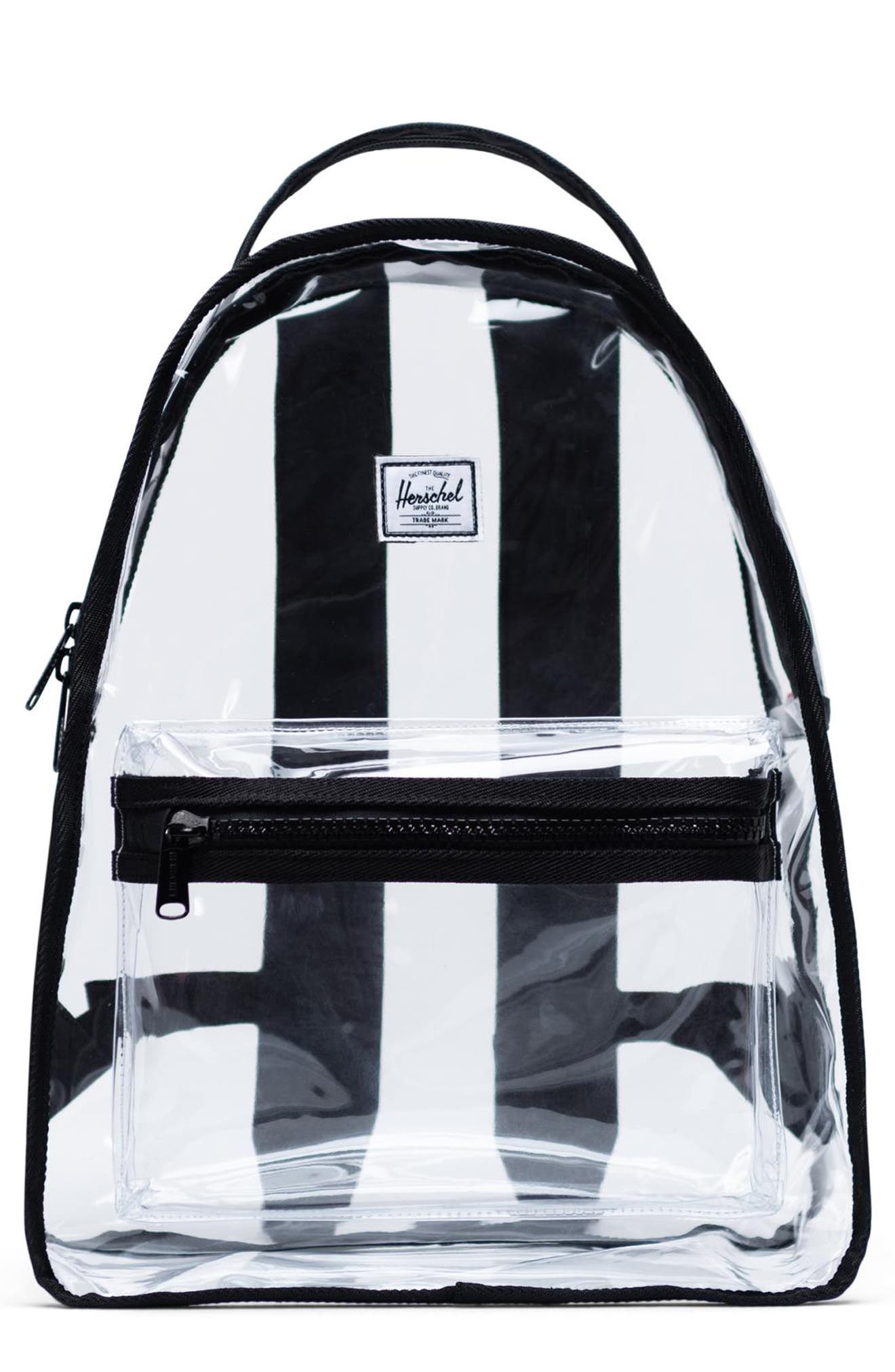 Herschel Supply Co. Nova Clear Mid Volume Backpack, Main, color, 