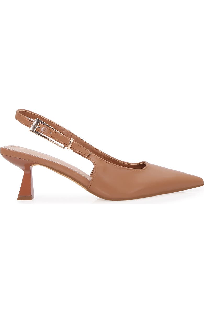 BERNESS Cassandra Slingback Kitten Heel Pump, Alternate, color, Mocha