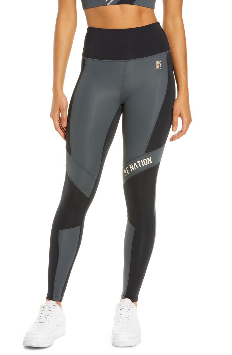 P.E Nation P.E. Nation League High Waist Leggings, Main, color,