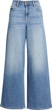 HIDDEN JEANS Clean High Waist Wide Leg Jeans